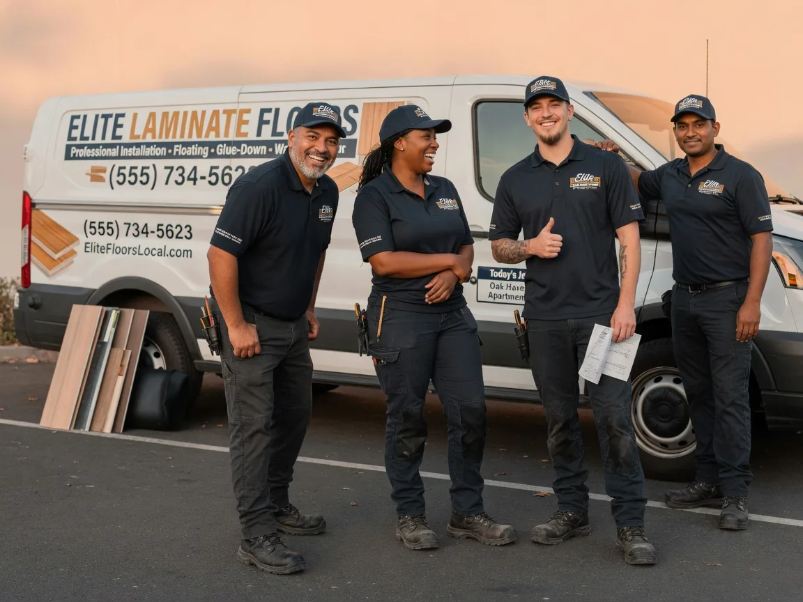 Laminate flooring installation company in Mark Center, OH